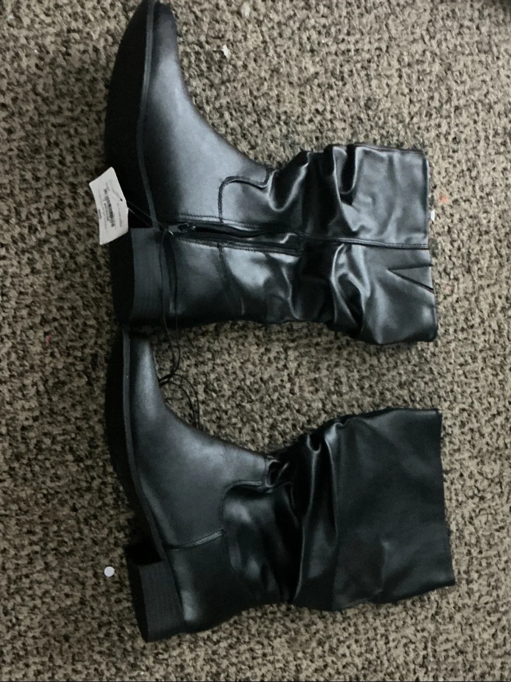 St. John’s bay Classic Black Mid-Calf Slouch Boots ($60 OBO)